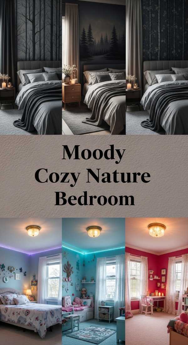 Sun-Kissed Spaces: Transforming Your Home and Garden for Summer Moody Cozy Nature Bedroom 6a04bc608ca67