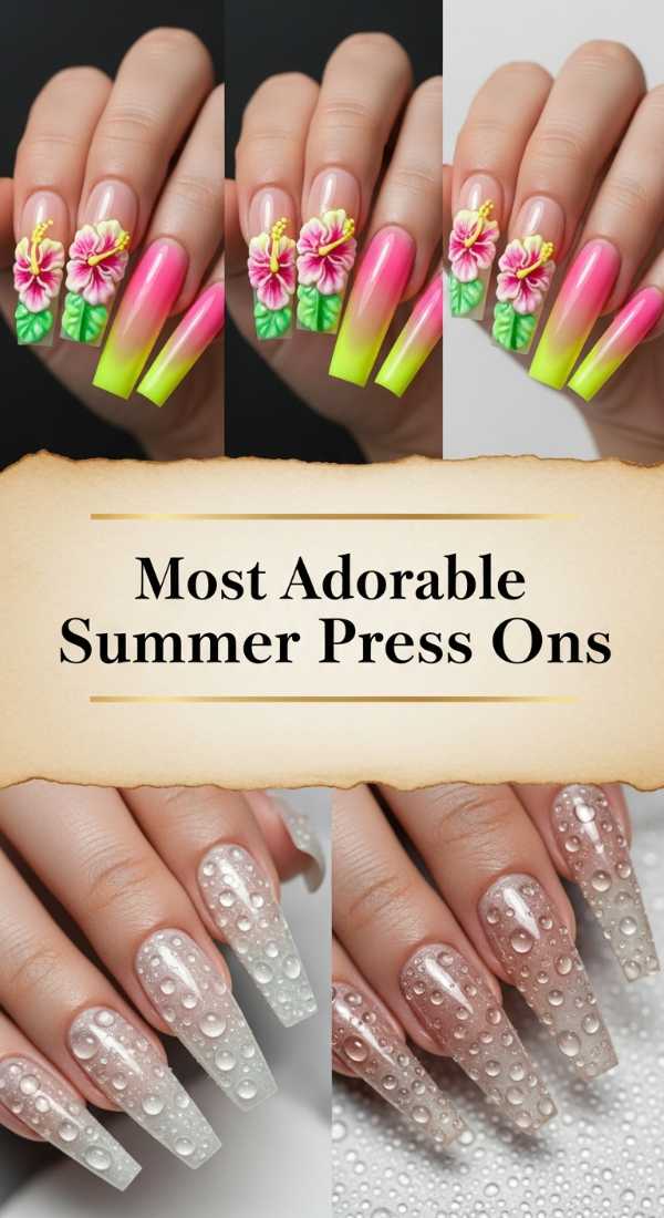 Beyond the Salon: Why High-End Press-Ons Are the New Gold Standard Most Adorable Summer Press Ons 6a1347d2c58f5