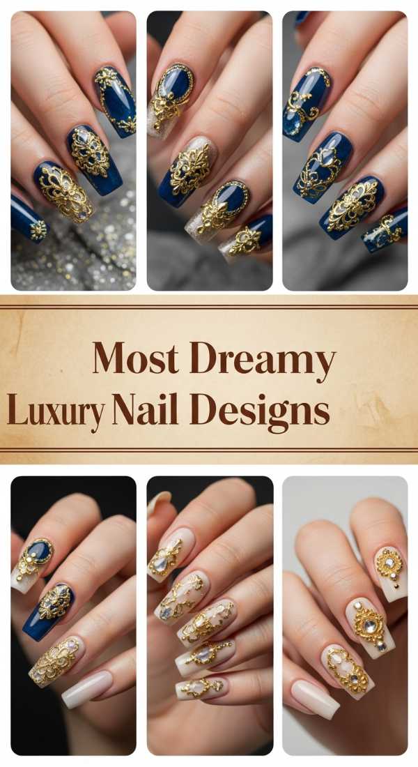 Most Dreamy Luxury Nail Designs 6a085b6d52e7c