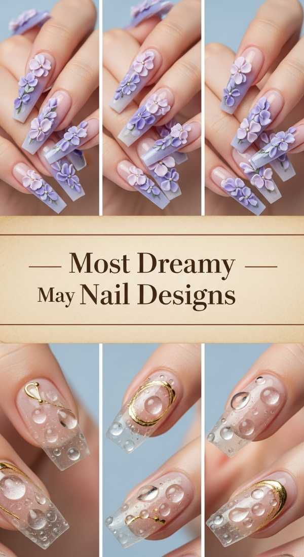 Most Dreamy May Nail Designs 6a134c281641d