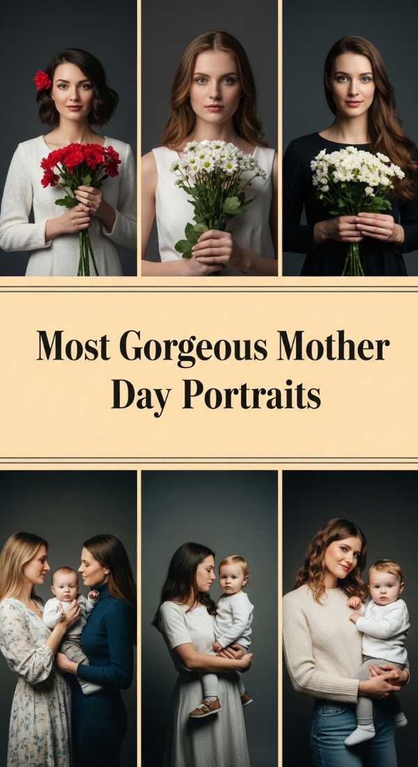 Luxe May Milestones: Elevate Your Celebration Style Most Gorgeous Mother Day Portraits 6a1347d16767e