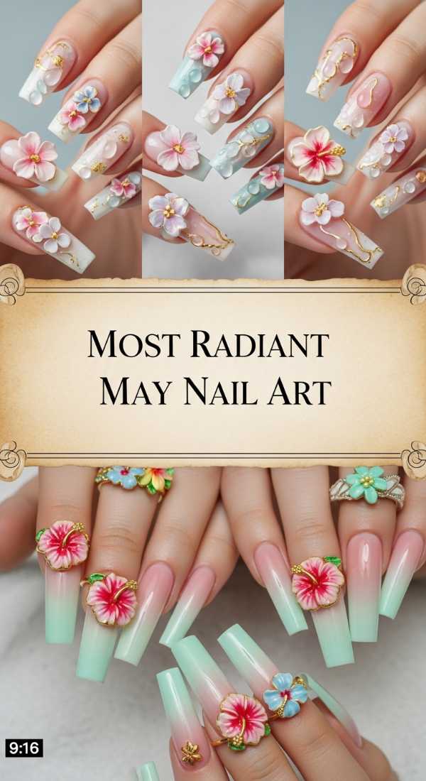 Most Radiant May Nail Art 6a134c4a96a6a