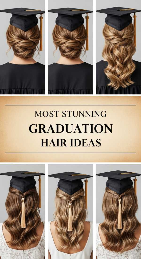 Most Stunning Graduation Hair Ideas 6a08d28c0035a