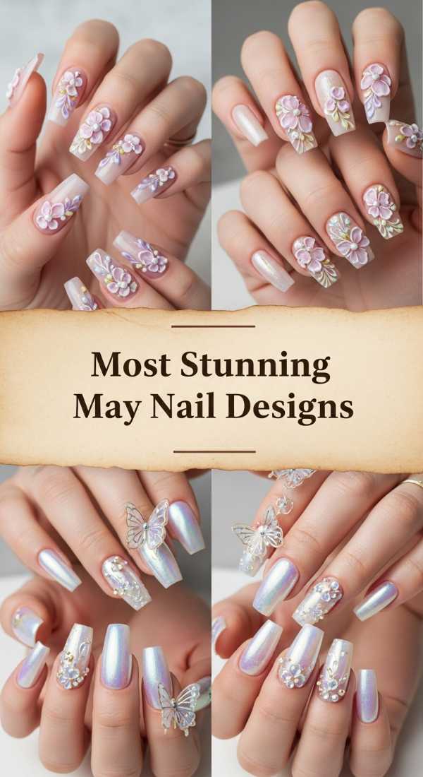 Most Stunning May Nail Designs 6a134f2c9af1e