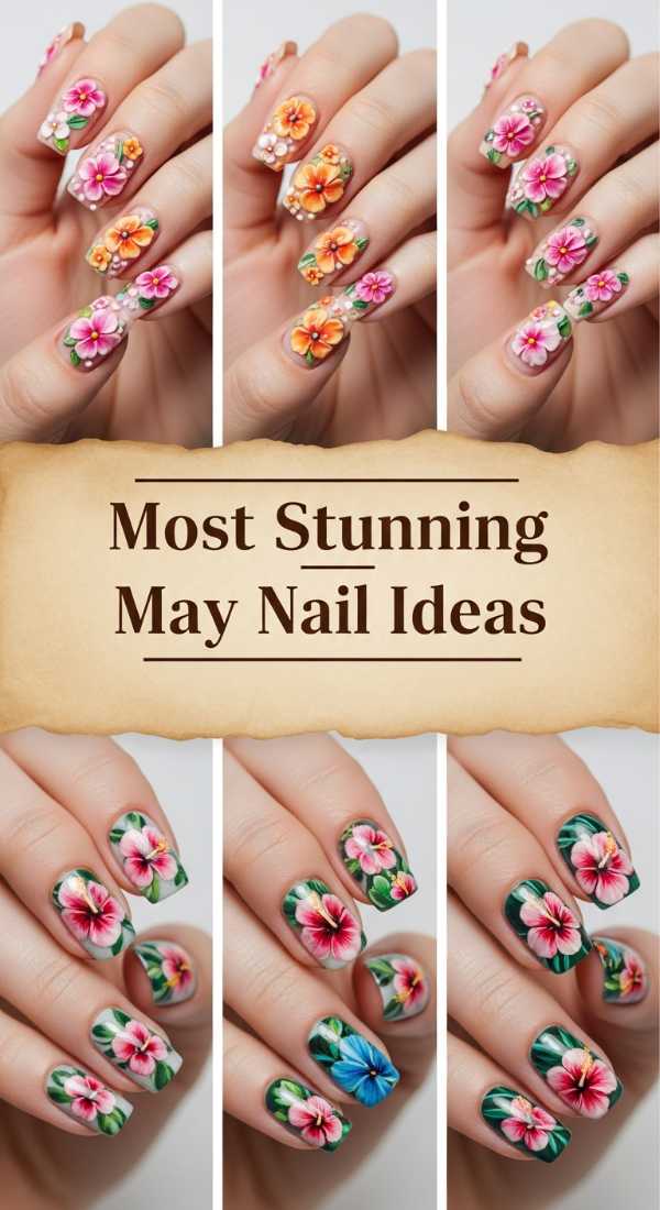 Most Stunning May Nail Ideas 6a134c5848fa3