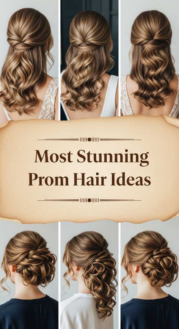 Opulence & Elegance: Ultimate Luxury Hair Trends for Your Big Night Most Stunning Prom Hair Ideas 69fde78bd2cdd
