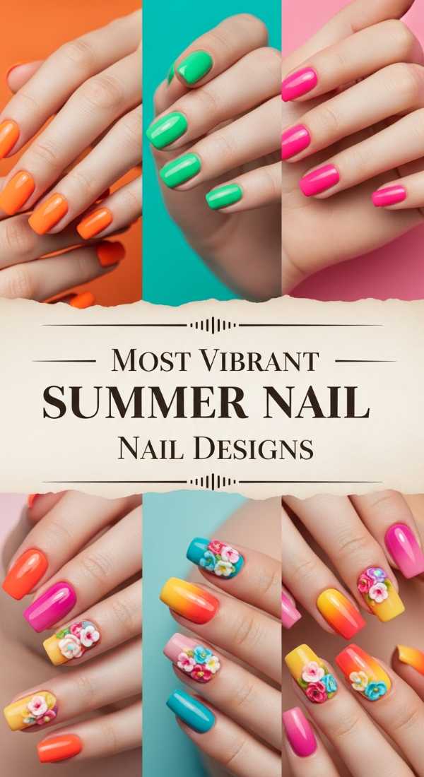 Most Vibrant Summer Nail Designs 6a006b6b5842e