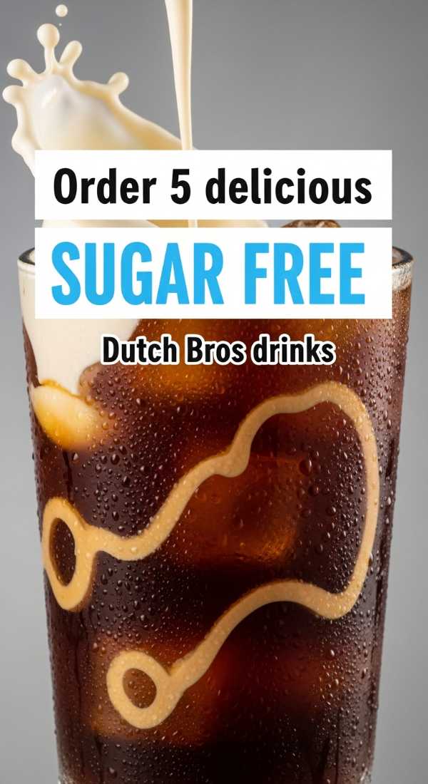 Order 5 Delicious Sugar Free Dutch Bros Drinks 6a14409336b95