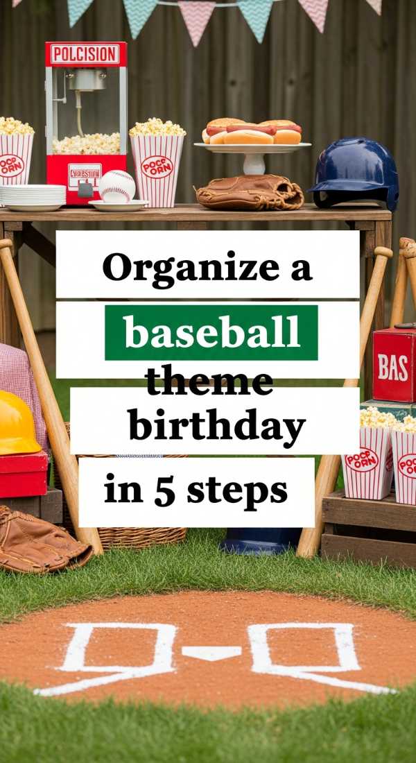 The Coolest Party Under the Sun: Your Ultimate Summer Birthday Planner Organize A Baseball Theme Birthday In 5 Steps 6a0de74ec3b0b