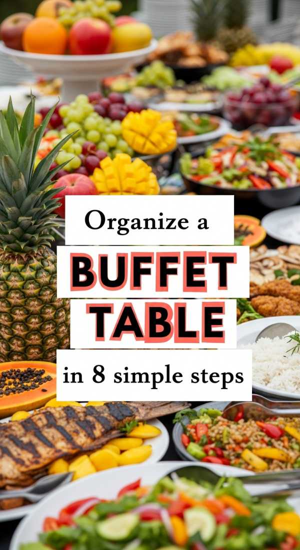 Organize A Buffet Table In 8 Simple Steps 69f87160d4f65