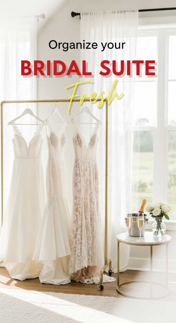 Organize Your Bridal Suite In 6 Smart Steps 6a0dc1616d6c8