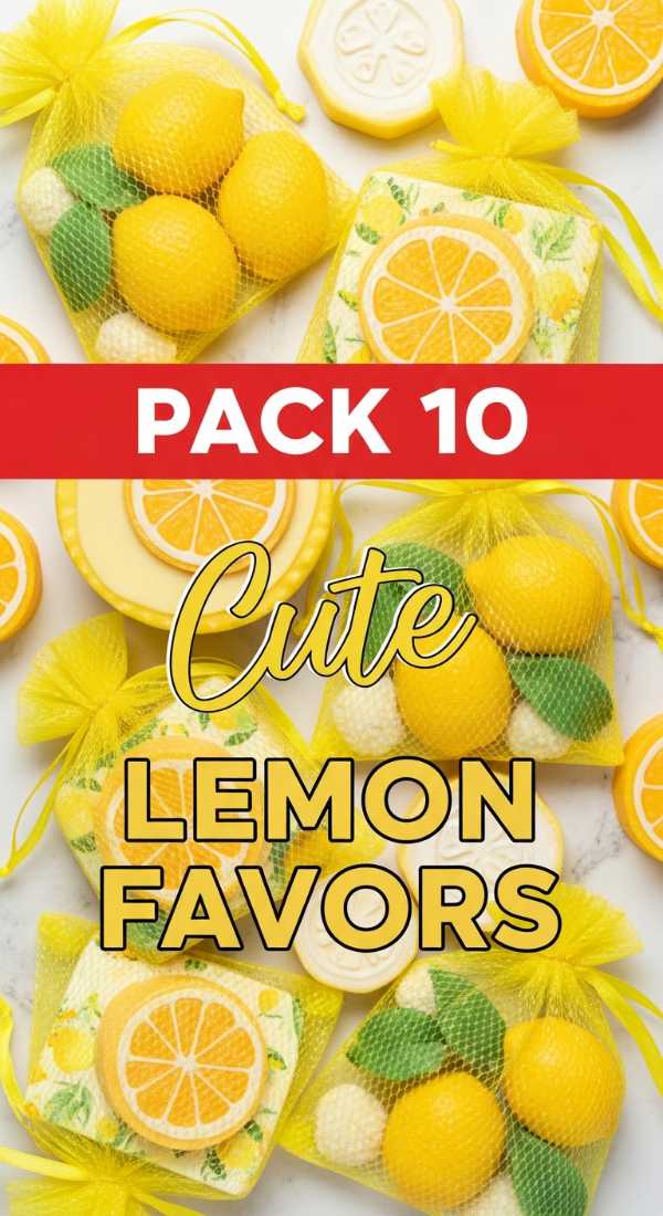 Pack 10 Cute Lemon Party Favors Fast 69f86c6888e3b