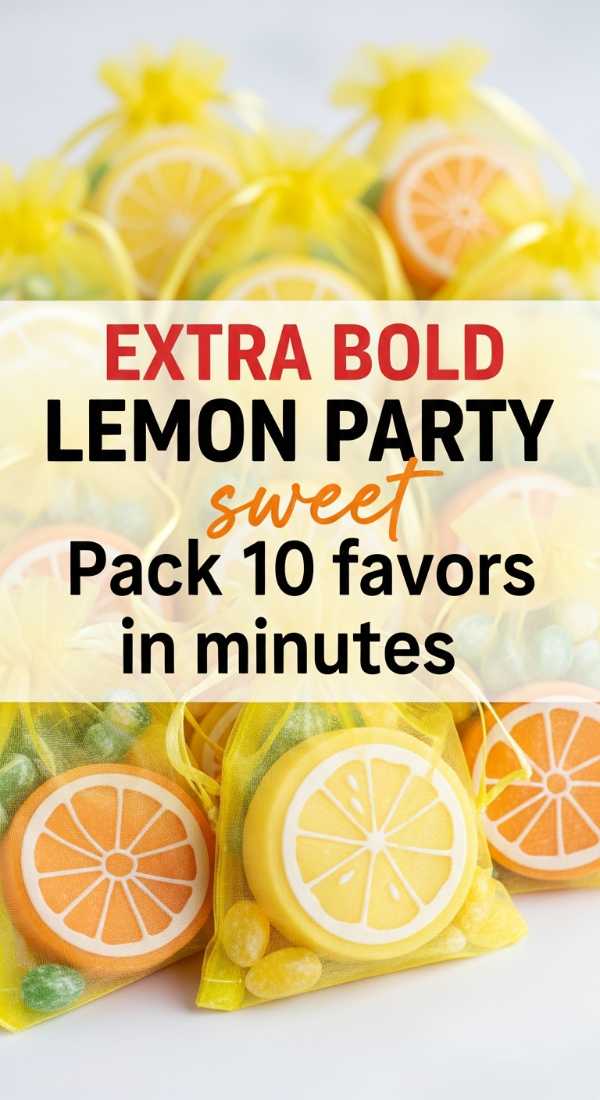 Pack 10 Sweet Lemon Party Favors In Minutes 69fae902a9e3c