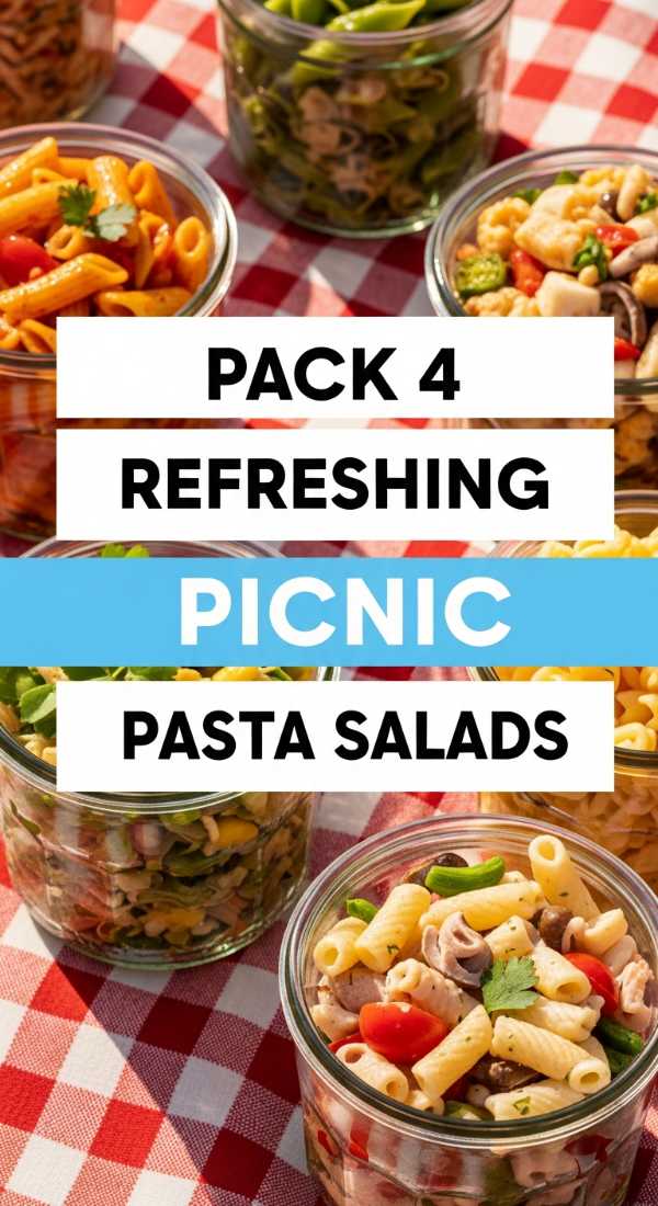The Only Summer Dinner Guide You’ll Ever Need Pack 4 Refreshing Picnic Pasta Salads 6a017dcd36bff