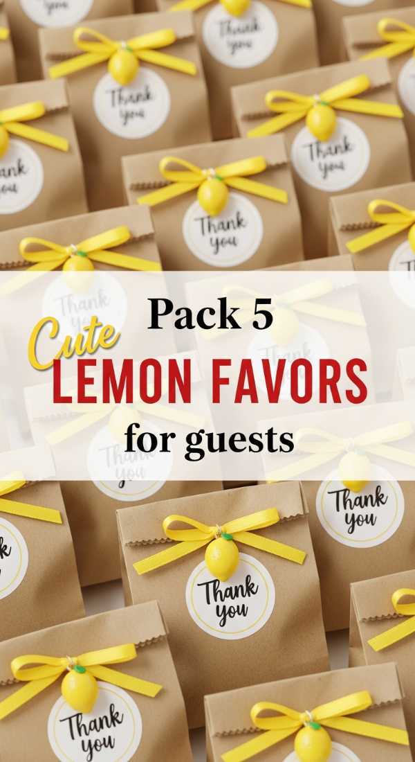 Pack 5 Adorable Lemon Party Favors For Guests 6a002e42dc859