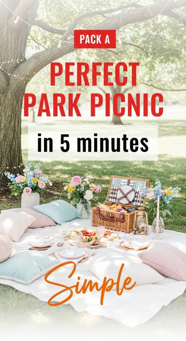 Pack A Perfect Park Picnic In 5 Minutes 69fc2adcdd7c0