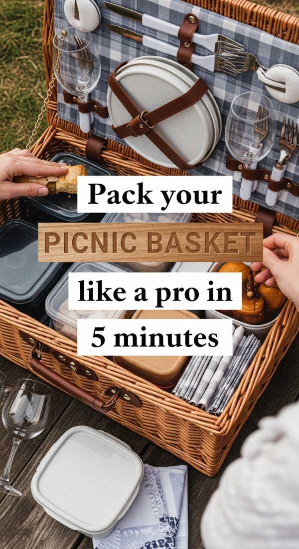 Sun, Snacks, and Style: The Essential Picnic Party Roadmap Pack Your Picnic Basket Like A Pro In 5 Minutes 6a0def06052de