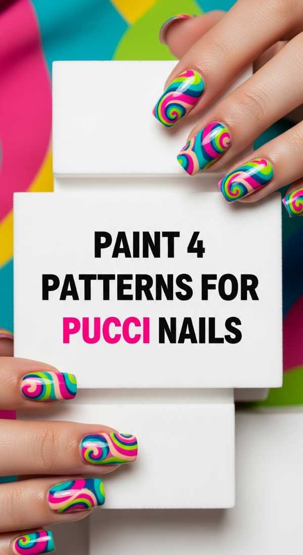 From May Flowers to Neon Nights: The Ultimate 2026 Summer Nail Guide Paint 4 Patterns For Pucci Nails 6a05a53f5146c
