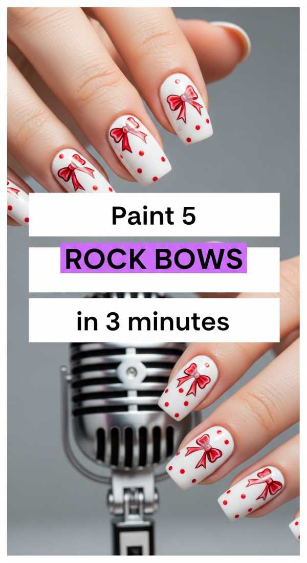 Paint 5 Rock Bows In 3 Minutes 6a058dde9edd1