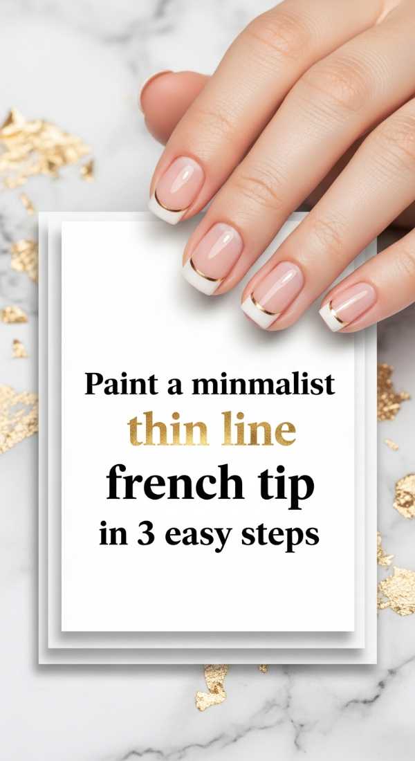 Paint A Minimalist Thin Line French Tip In 3 Easy Steps 6a1a99994cbbd