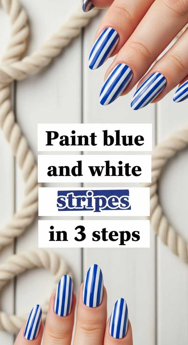 Paint Blue And White Stripes In 3 Steps 69f4c31f2c27f