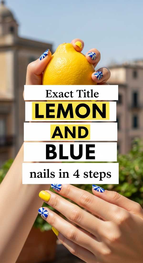 Paint Lemon And Blue Nails In 4 Steps 6a059b4635a67