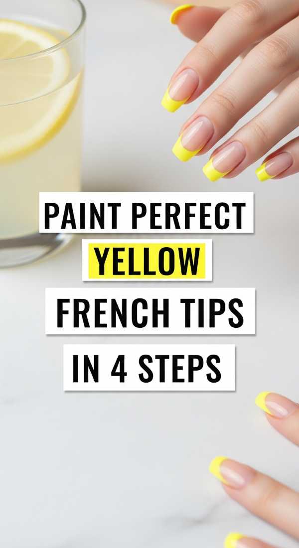 Paint Perfect Yellow French Tips In 4 Steps 6a059c9a6e915
