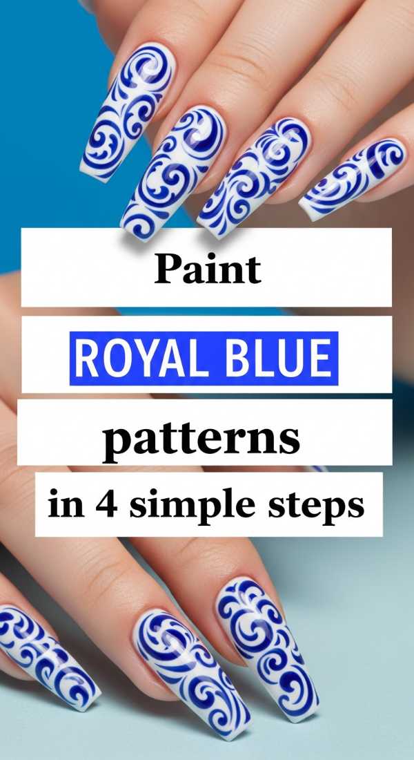 Paint Royal Blue Patterns In 4 Simple Steps 69fc7e67e2e82