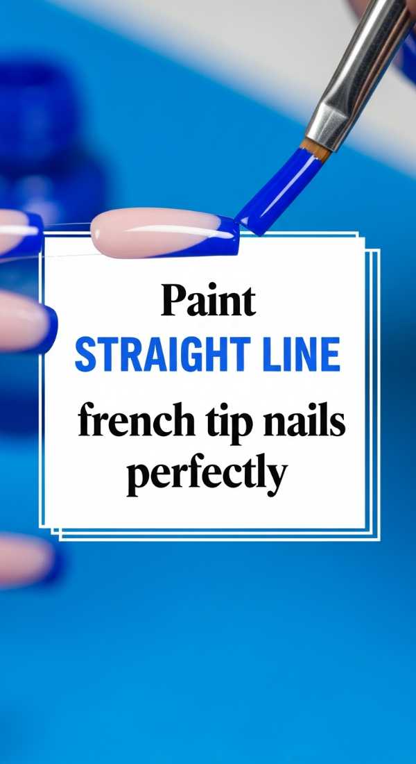 The Salon Sabotage: How to Recreate Luxury Manicures for Under Five Dollars Paint Straight Line French Tip Nails Perfectly 6a1a9853120cf