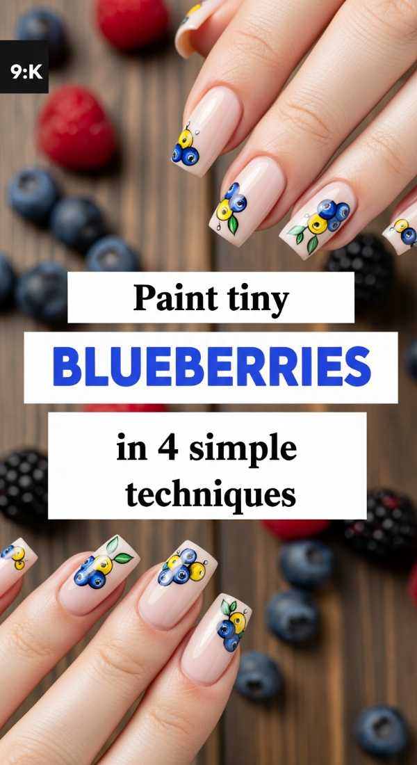 Paint Tiny Blueberries In 4 Simple Techniques 69fb98804a18b