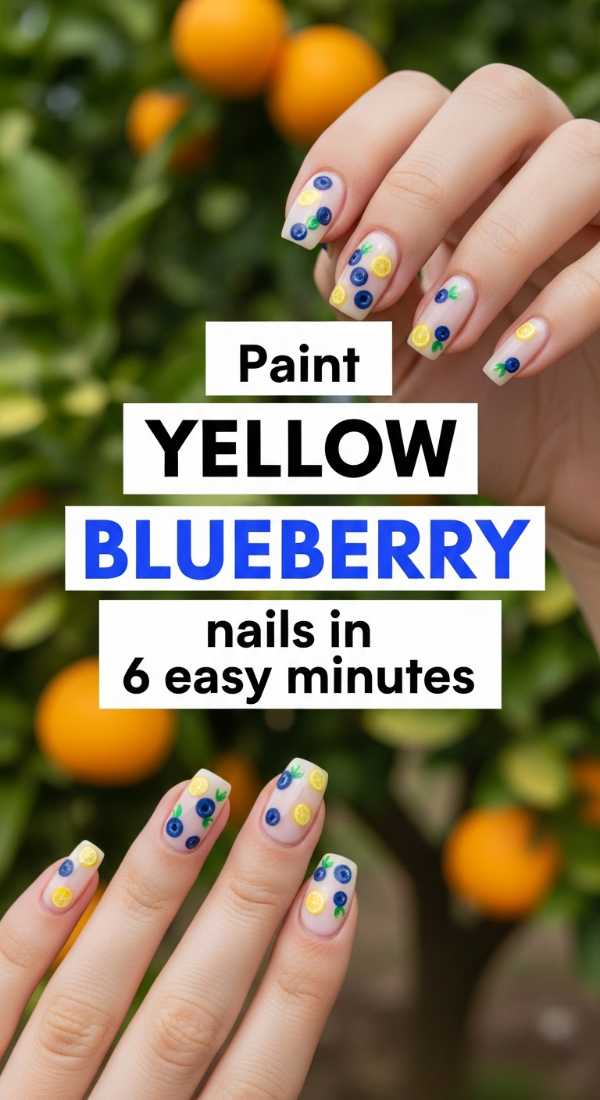 Paint Yellow Blueberry Nails In 6 Easy Minutes 69fb987a52a88
