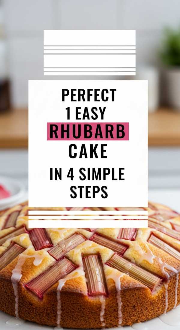 Perfect 1 Easy Rhubarb Cake In 4 Simple Steps 69fd8aa7b4e9b