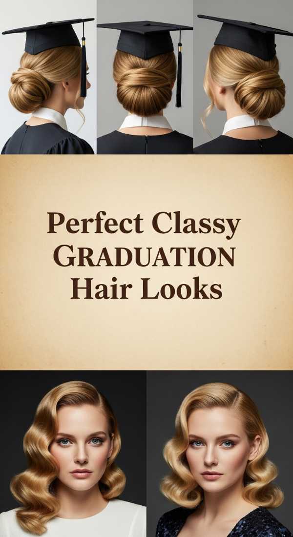 Perfect Classy Graduation Hair Looks 6a08cd09978e8