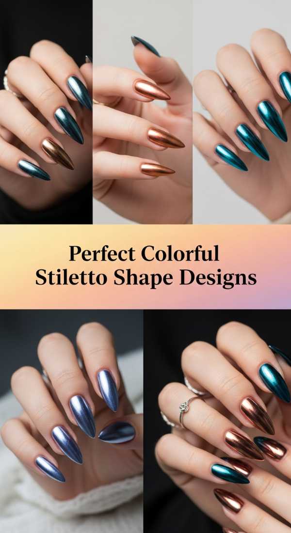 Perfect Colorful Stiletto Shape Designs 6a08b00e9442b