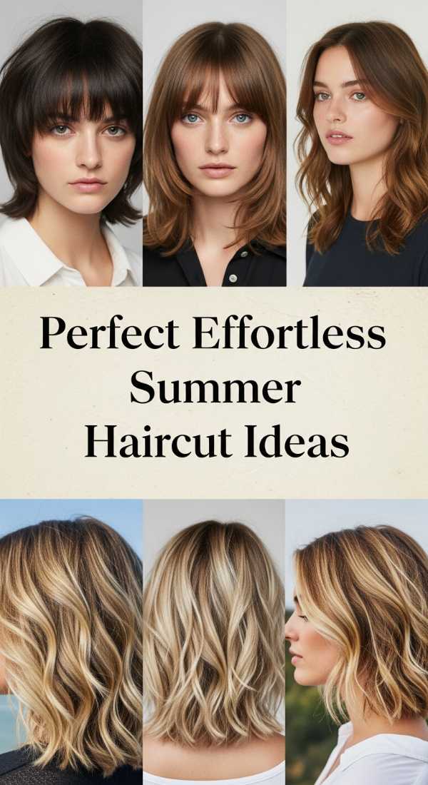 Perfect Effortless Summer Haircut Ideas 6a08ccc5dc1c6