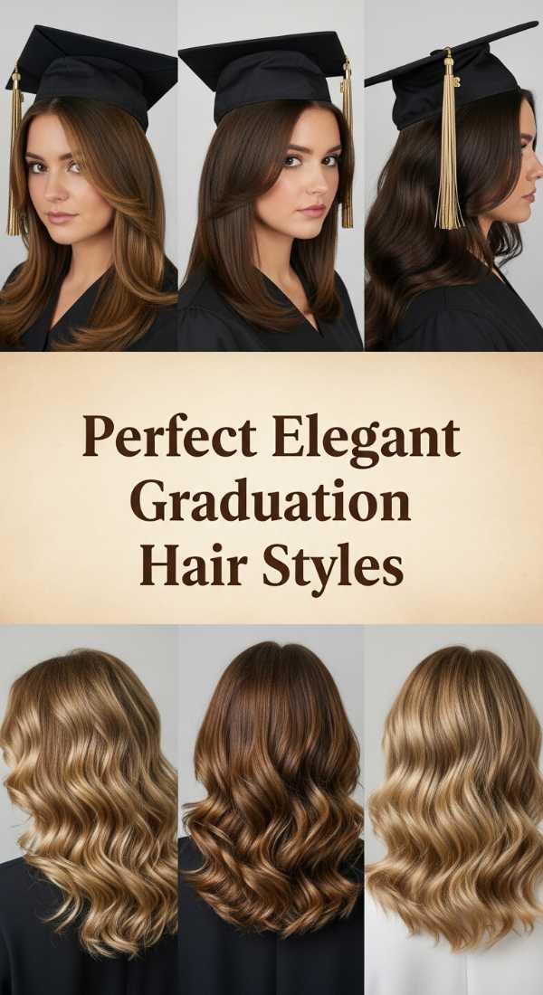 Perfect Elegant Graduation Hair Styles 6a08ccd038cd6
