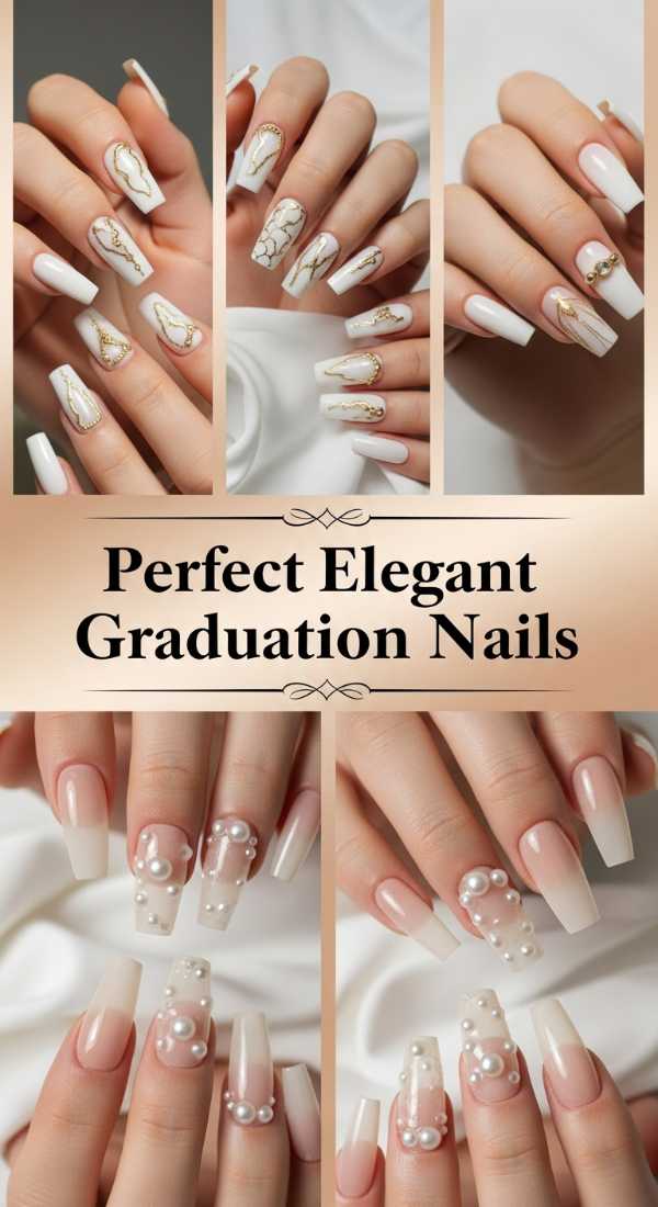 Perfect Elegant Graduation Nails 6a1343f2ab34d