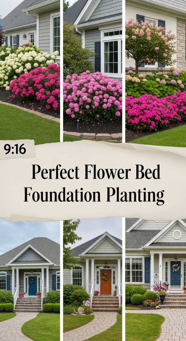 Perfect Flower Bed Foundation Planting 69ff475384574