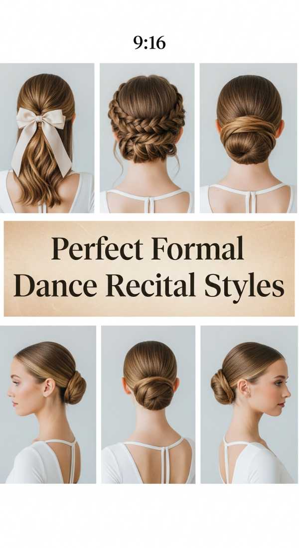 Chic & Cutting-Edge: The Ultimate Guide to Modern Hairstyles Perfect Formal Dance Recital Styles 6a142e31848ac
