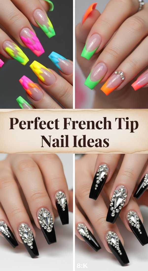 Perfect French Tip Nail Ideas 6a134225df4e5