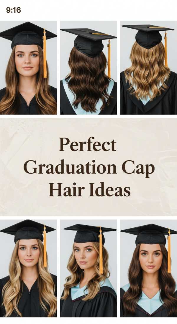 Perfect Graduation Cap Hair Ideas 6a08ccdfdd0ec