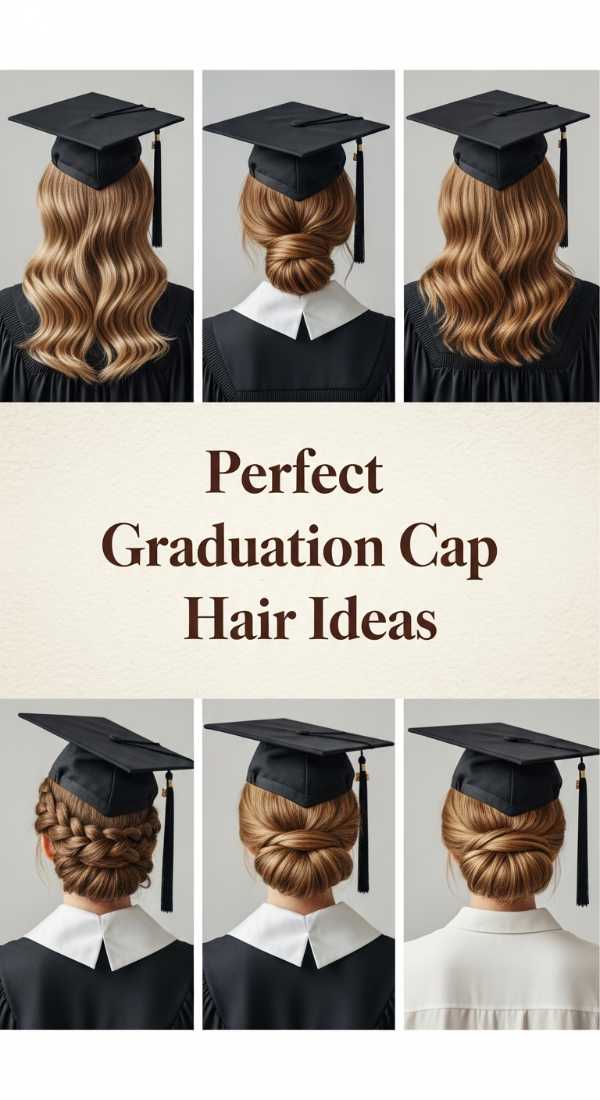 Perfect Graduation Cap Hair Ideas 6a08ce6e37f36