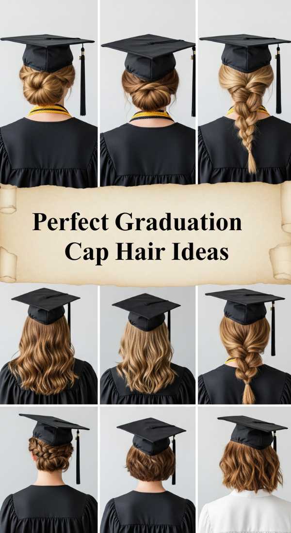 Perfect Graduation Cap Hair Ideas 6a142b7c104e9