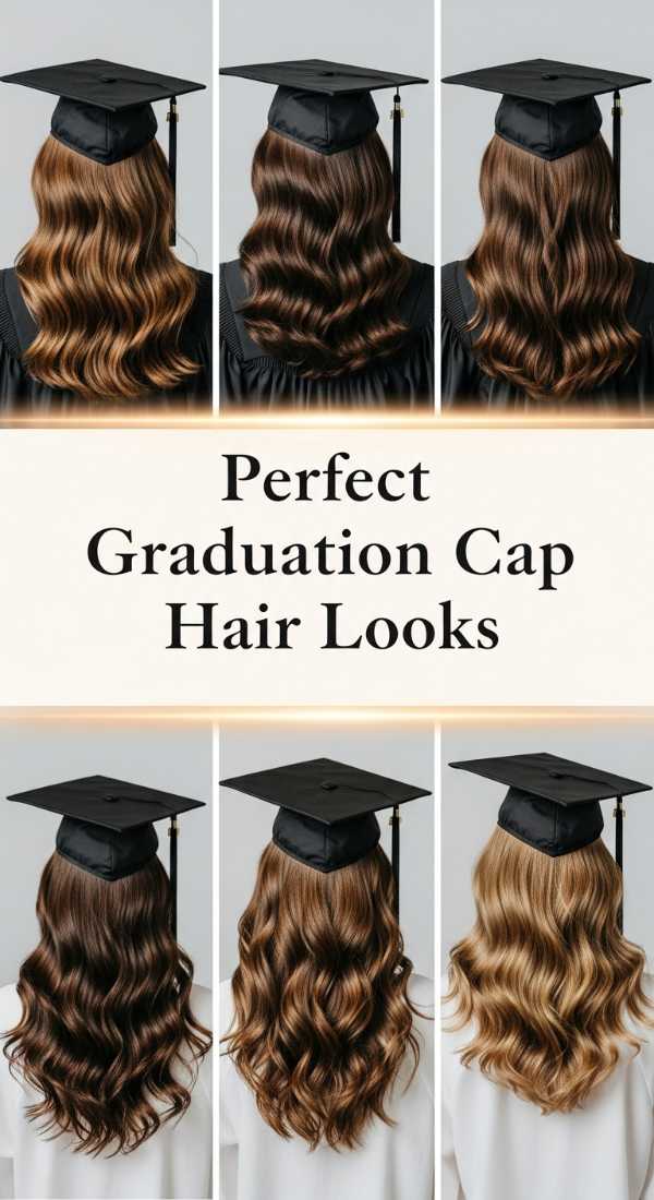 Opulence Unbound: Your 2026 High-End Hair Inspiration Guide Perfect Graduation Cap Hair Looks 6a1423ae436a1