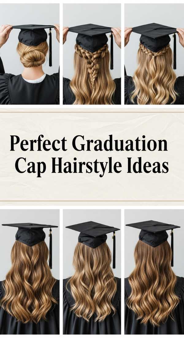 Perfect Graduation Cap Hairstyle Ideas 6a1426d81c761