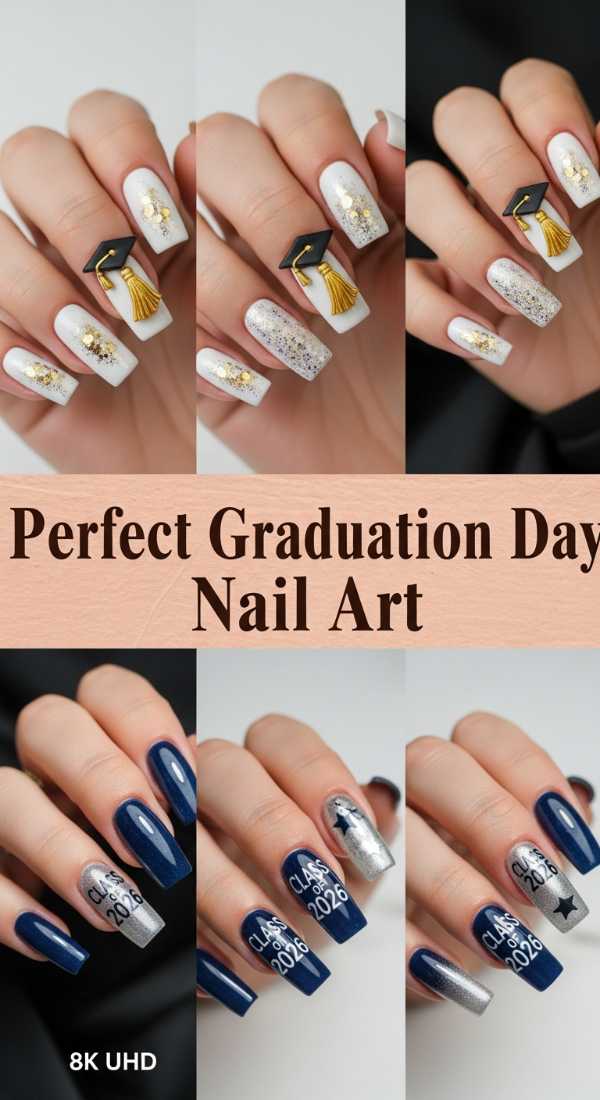 Perfect Graduation Day Nail Art 6a134f2672028