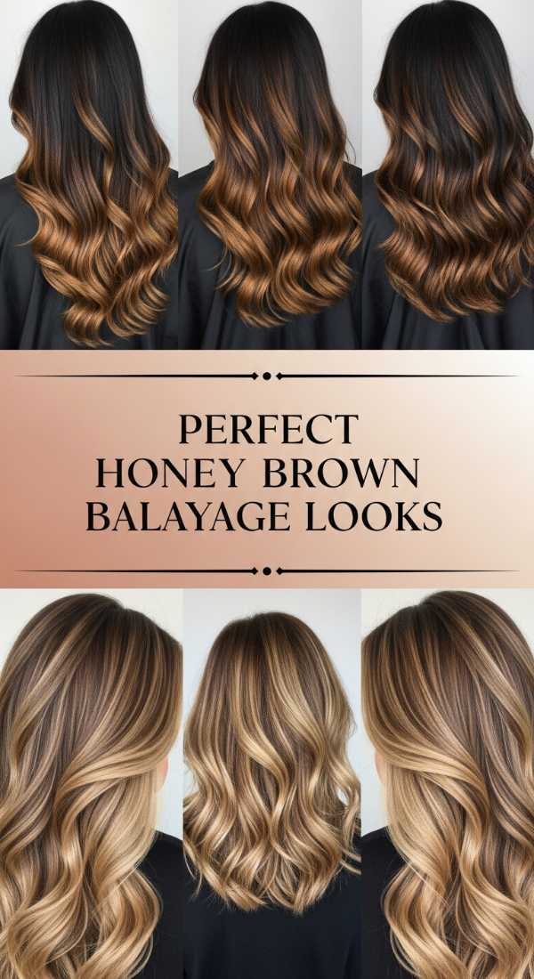Perfect Honey Brown Balayage Looks 6a08ce72db9b8