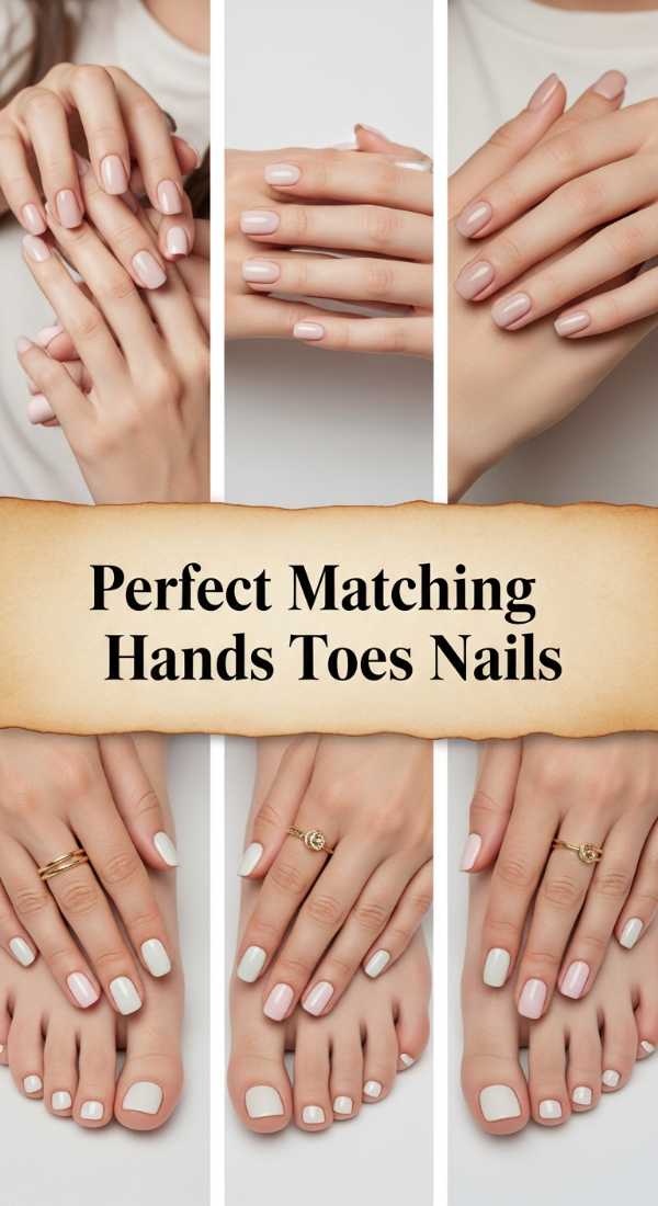 Perfect Matching Hands Toes Nails 69ff6da08aeab