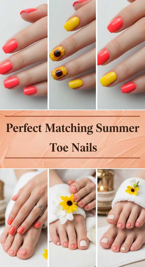 Perfect Matching Summer Toe Nails 69ff6d9cf269d