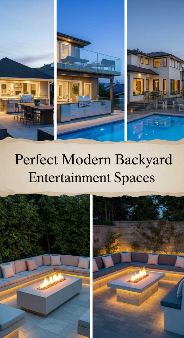 Perfect Modern Backyard Entertainment Spaces 69ff4743a2da0